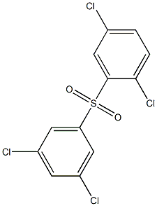 2,5-Dichlorophenyl 3,5-dichlorophenyl sulfone Struktur