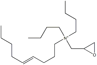 N,N-Dibutyl-N-(4-nonenyl)-2-oxiranemethanaminium Struktur