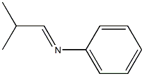 N-(2-Methylpropylidene)aniline Structure