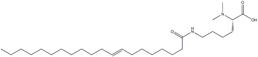 N6-(8-Icosenoyl)-N2,N2-dimethyllysine Struktur