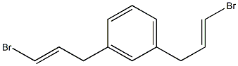 1,3-Di(3-bromoallyl)benzene Struktur