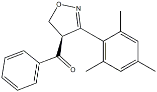 (4R)-3-Mesityl-4-benzoyl-2-isoxazoline Struktur