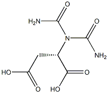 N,N-Bis(aminocarbonyl)-L-aspartic acid Struktur