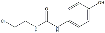 1-(2-Chloroethyl)-3-(p-hydroxyphenyl)urea Struktur