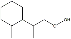 2-(2-Methylcyclohexyl)propyl hydroperoxide Struktur