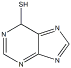 6H-Purine-6-thiol Struktur