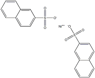 Bis(naphthalene-2-sulfonic acid) nickel(II) salt Struktur