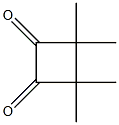 3,3,4,4-Tetramethylcyclobutane-1,2-dione Struktur