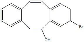 3-Bromo-5,6-dihydrodibenzo[a,e]cycloocten-5-ol Struktur