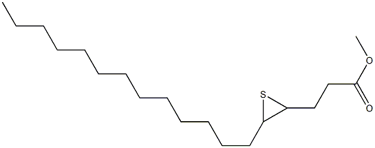 4,5-Epithiooctadecanoic acid methyl ester Struktur