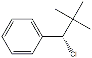 (-)-[(S)-1-Chloro-2,2-dimethylpropyl]benzene Struktur