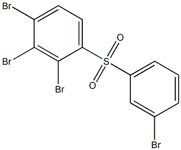 2,3,4-Tribromophenyl 3-bromophenyl sulfone Struktur