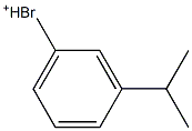 1-Bromo-3-isopropylbenzenium Struktur