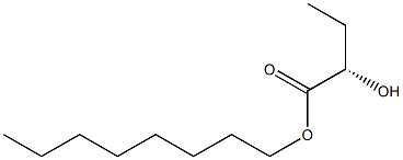 [S,(-)]-2-Hydroxybutyric acid octyl ester Struktur