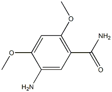 3-Amino-4,6-dimethoxybenzamide Struktur