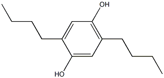 2,5-Dibutylhydroquinone Struktur