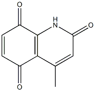 4-Methyl-1,2,5,8-tetrahydroquinoline-2,5,8-trione Struktur