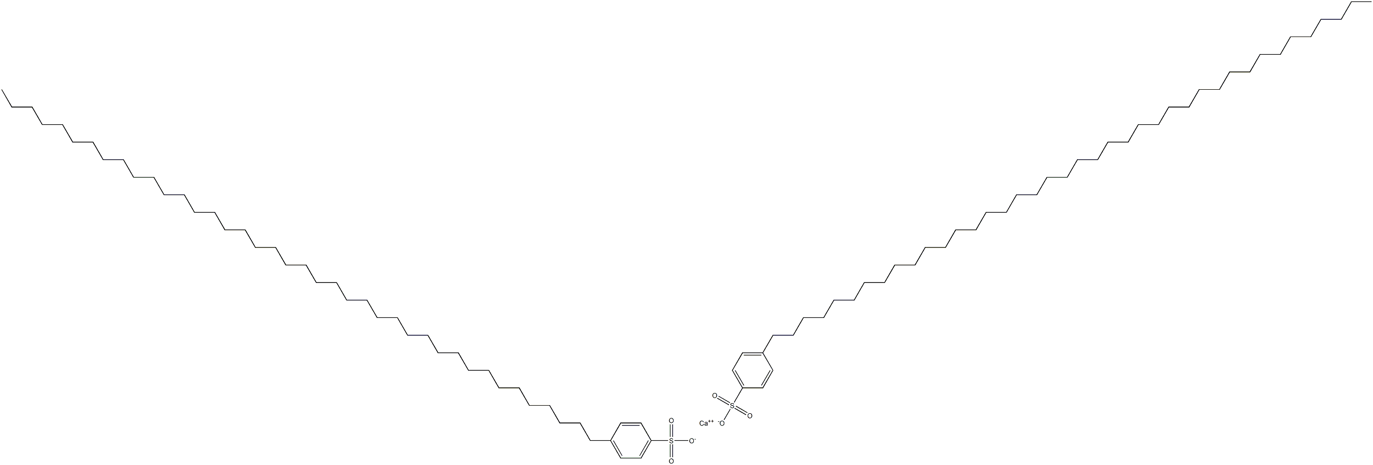 Bis[4-(tetracontan-1-yl)benzenesulfonic acid]calcium salt Struktur