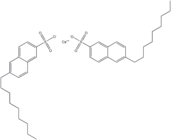 Bis(6-nonyl-2-naphthalenesulfonic acid)calcium salt Struktur