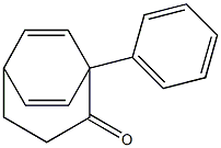 1-Phenylbicyclo[3.2.2]nona-6,8-dien-2-one Struktur