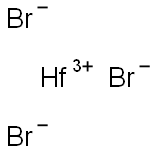 Hafnium tribromide Struktur