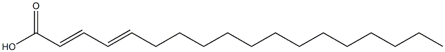 (2E,4E)-2,4-Octadecadienoic acid Struktur