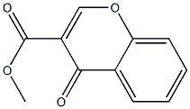 4-Oxo-4H-1-benzopyran-3-carboxylic acid methyl ester Struktur