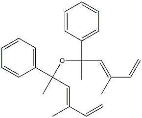 [(1E)-2-Methyl-1,3-butadienyl](1-phenylethyl) ether Struktur