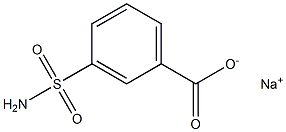 m-Sulfamoylbenzoic acid sodium salt Struktur