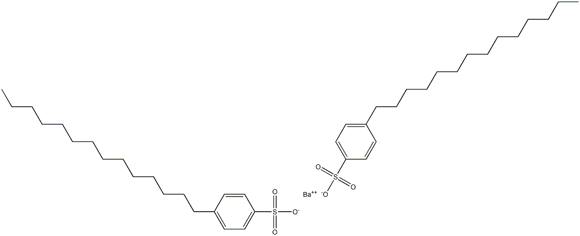 Bis(4-tetradecylbenzenesulfonic acid)barium salt Struktur