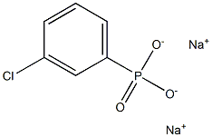 3-Chlorophenylphosphonic acid disodium salt Struktur