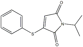 2-Phenylthio-N-isopropylmaleimide Struktur