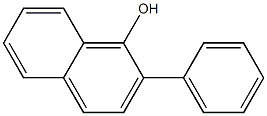 2-Phenyl-1-naphthol Struktur