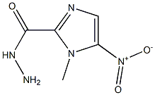 1-Methyl-5-nitro-1H-imidazole-2-carboxylic acid hydrazide Struktur