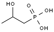 (2-Hydroxypropyl)phosphonic acid Struktur