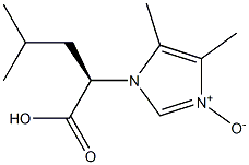 3-[(R)-1-Carboxy-3-methylbutyl]-4,5-dimethyl-3H-imidazole 1-oxide Struktur