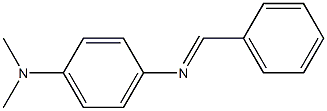 N,N-Dimethyl-N'-benzylidene-p-phenylenediamine Struktur