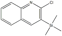 2-Chloro-3-(trimethylsilyl)quinoline Struktur