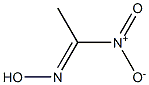 (E)-1-Nitroethanone oxime Struktur