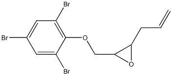 2,4,6-Tribromophenyl 3-allylglycidyl ether Struktur