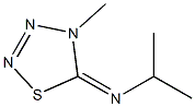 4-Methyl-N-isopropyl-1,2,3,4-thiatriazol-5(4H)-imine Struktur