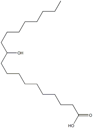 11-Hydroxynonadecanoic acid Struktur