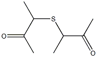 Bis(1-methyl-2-oxopropyl) sulfide Struktur