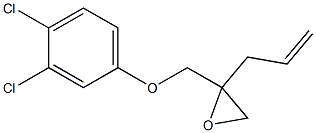 3,4-Dichlorophenyl 2-allylglycidyl ether Struktur