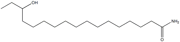 15-Hydroxyheptadecanamide Struktur