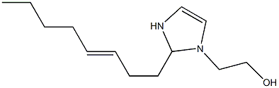 2-(3-Octenyl)-4-imidazoline-1-ethanol Struktur