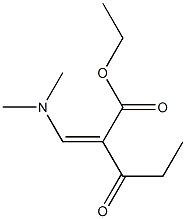 2-[(Z)-(Dimethylamino)methylene]-3-oxopentanoic acid ethyl ester Struktur