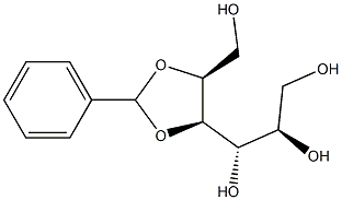 4-O,5-O-Benzylidene-L-glucitol Struktur