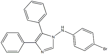 1-(p-Bromophenylamino)-4,5-diphenyl-1H-imidazole Struktur