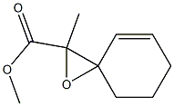 2-Methyl-1-oxaspiro[2.5]oct-4-ene-2-carboxylic acid methyl ester Struktur